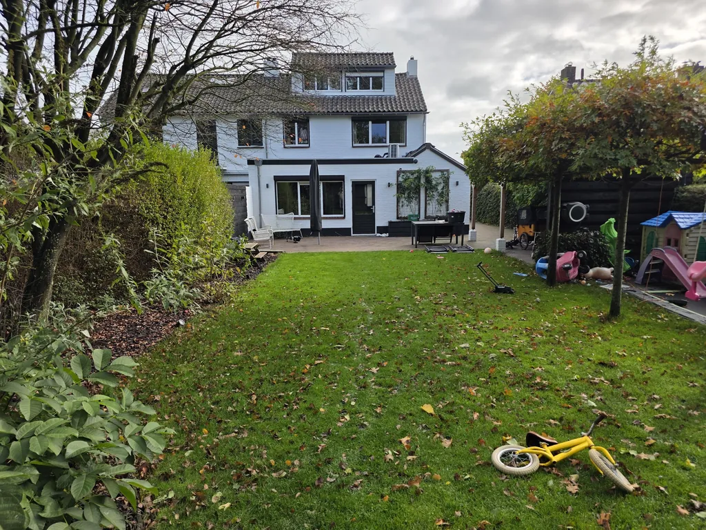 Voor: de tuin zoals hij nu is